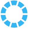 O Blue Segmented Circle Pdf Image